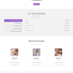 Premium Spa Salon WordPress Theme